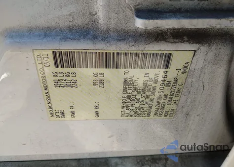 2011 Nissan Altima 2.5 S из США, поврежденный, VIN 1N4AL2AP1BN509464